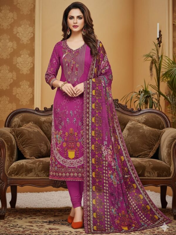 Premium Lahori Three Piece for Women – Elegant Ethnic Collection