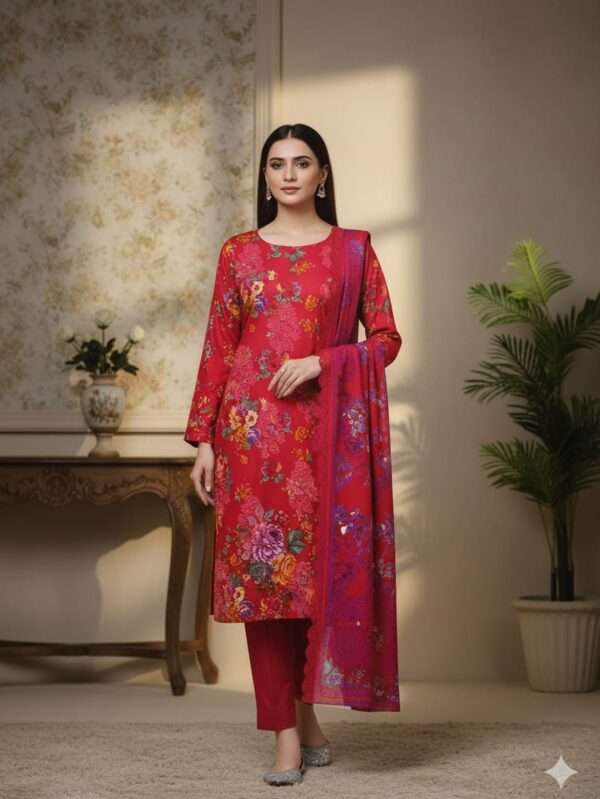 Premium Lahori Three Piece for Women – Elegant Ethnic Collection
